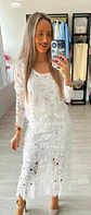 Conjunto de saia e blusa em renda - Thumbnail 1