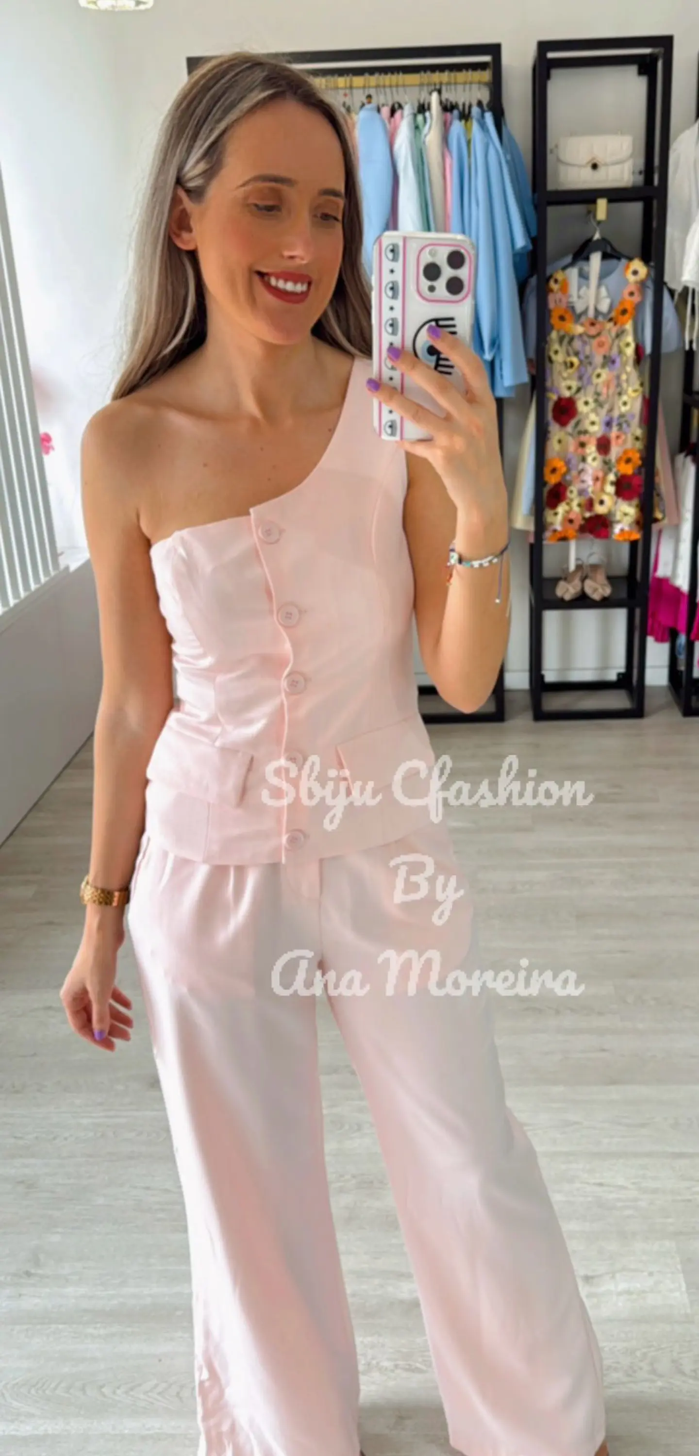 Conjunto de Calça e Colete de Uma Alça 3