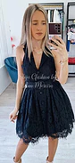 Vestido em renda com cinto - Thumbnail 5