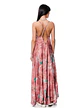 Vestido comprido estampado, de corte largo e cruzado nas costas - Vorschaubild 3