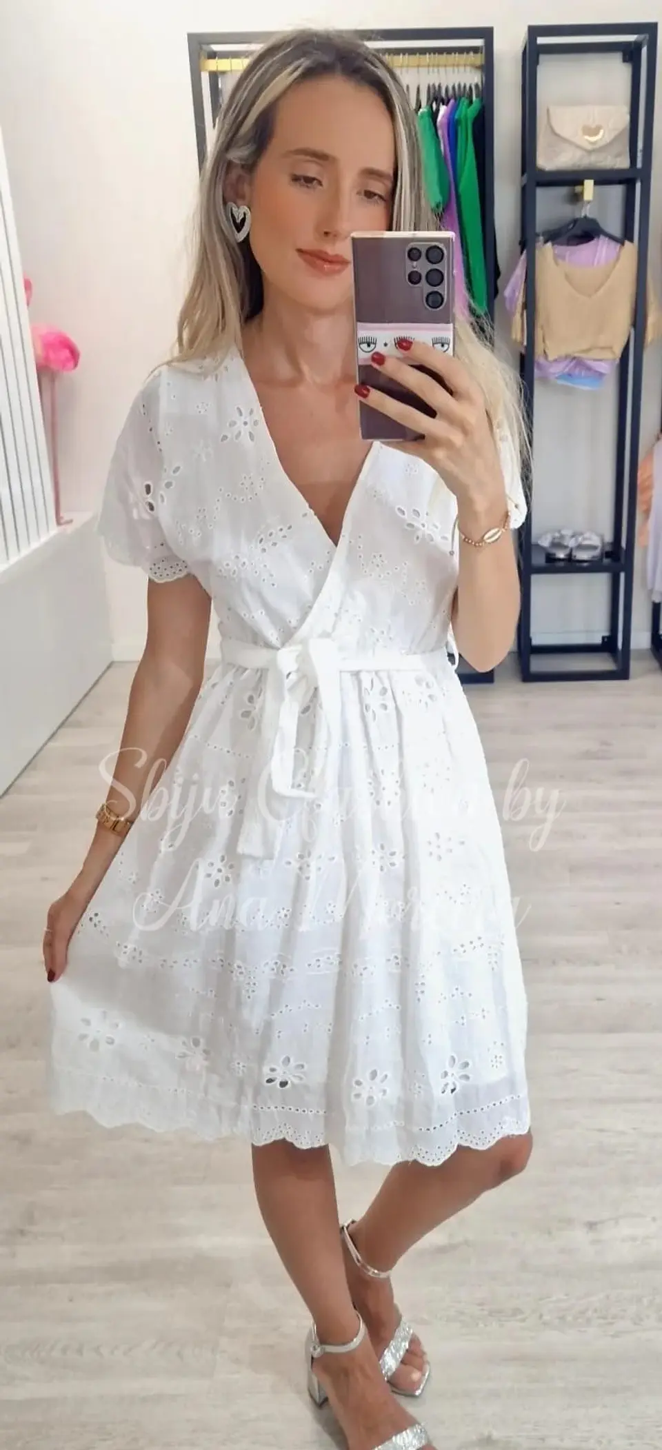 Vestido em bordado inglês 3