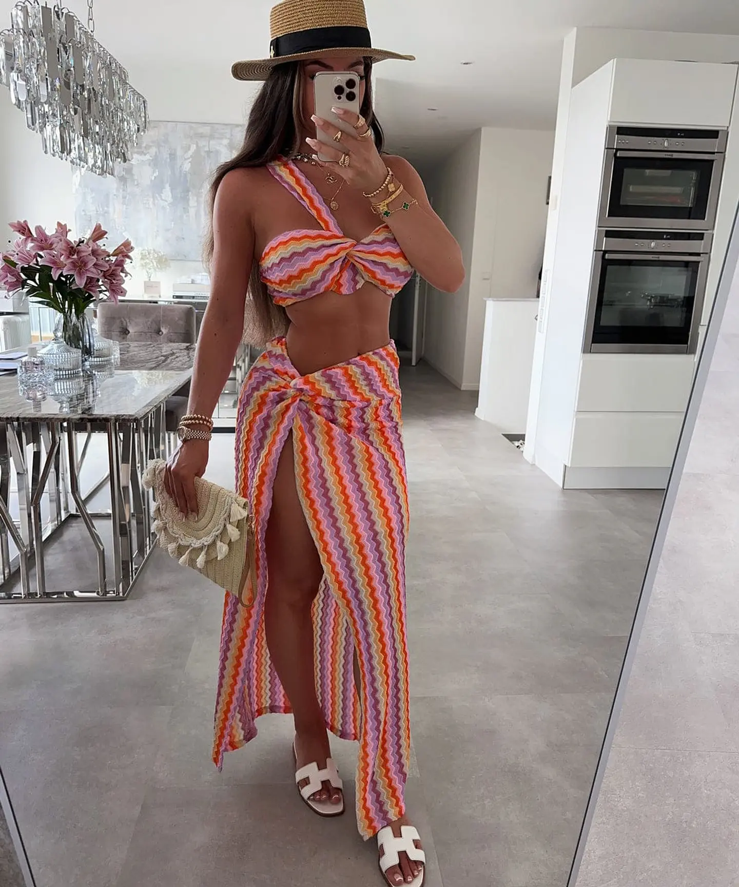 Conjunto de top e saia 3