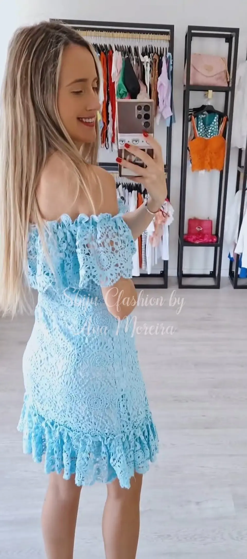 Vestido Forrado em Renda  9