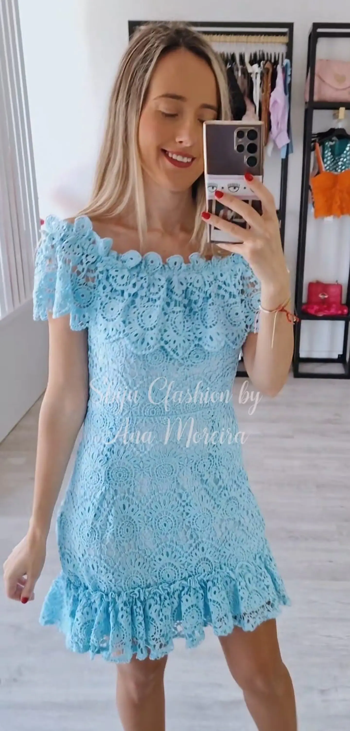 Vestido Forrado em Renda  11