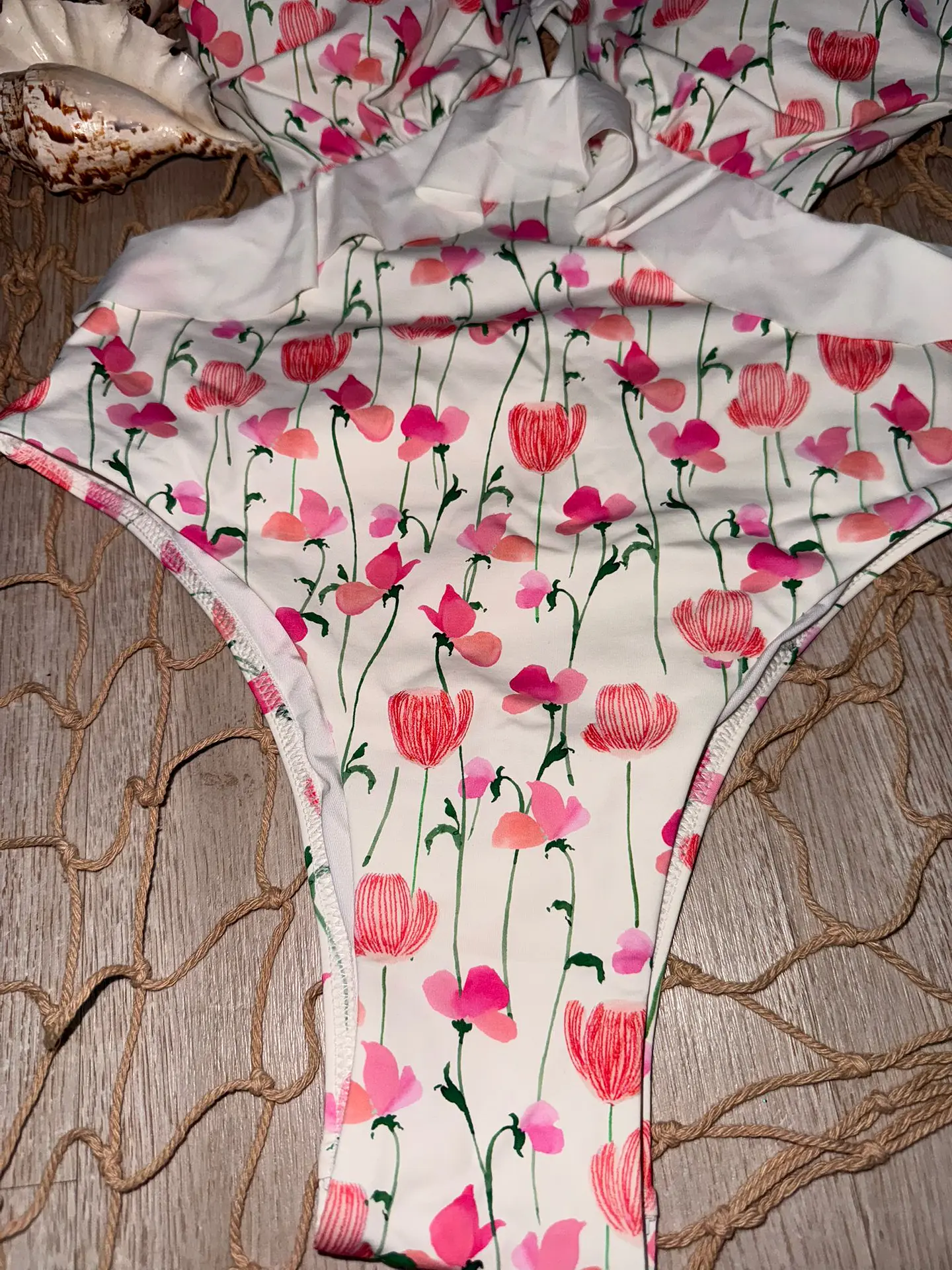 Fato de Banho Estampado com Cruzado no Peito 6