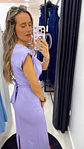 Vestido Midi com detalhe Cinto com Brilhante - Vorschaubild 3