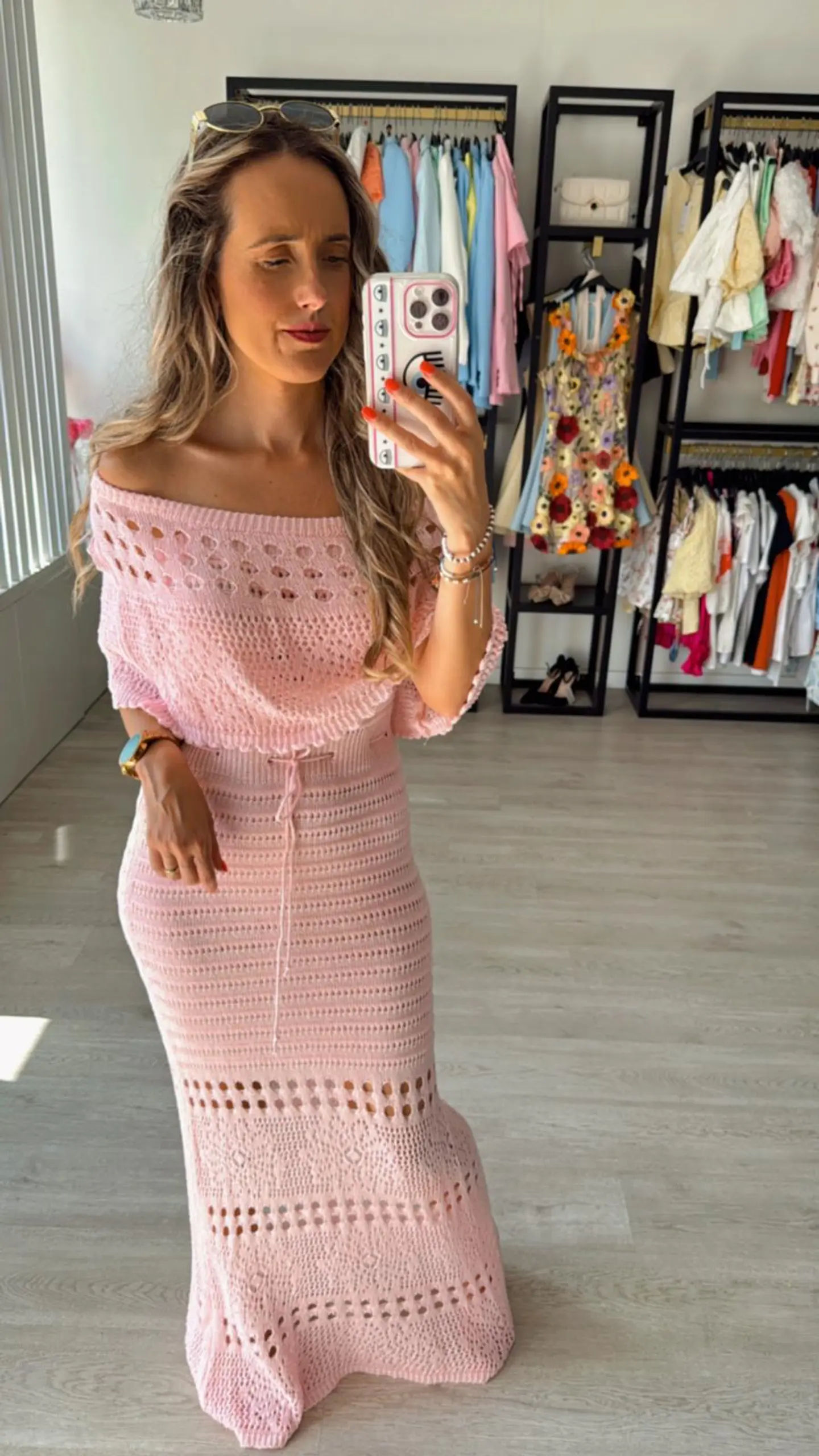 Vestido Comprido em Croché Forrado 1