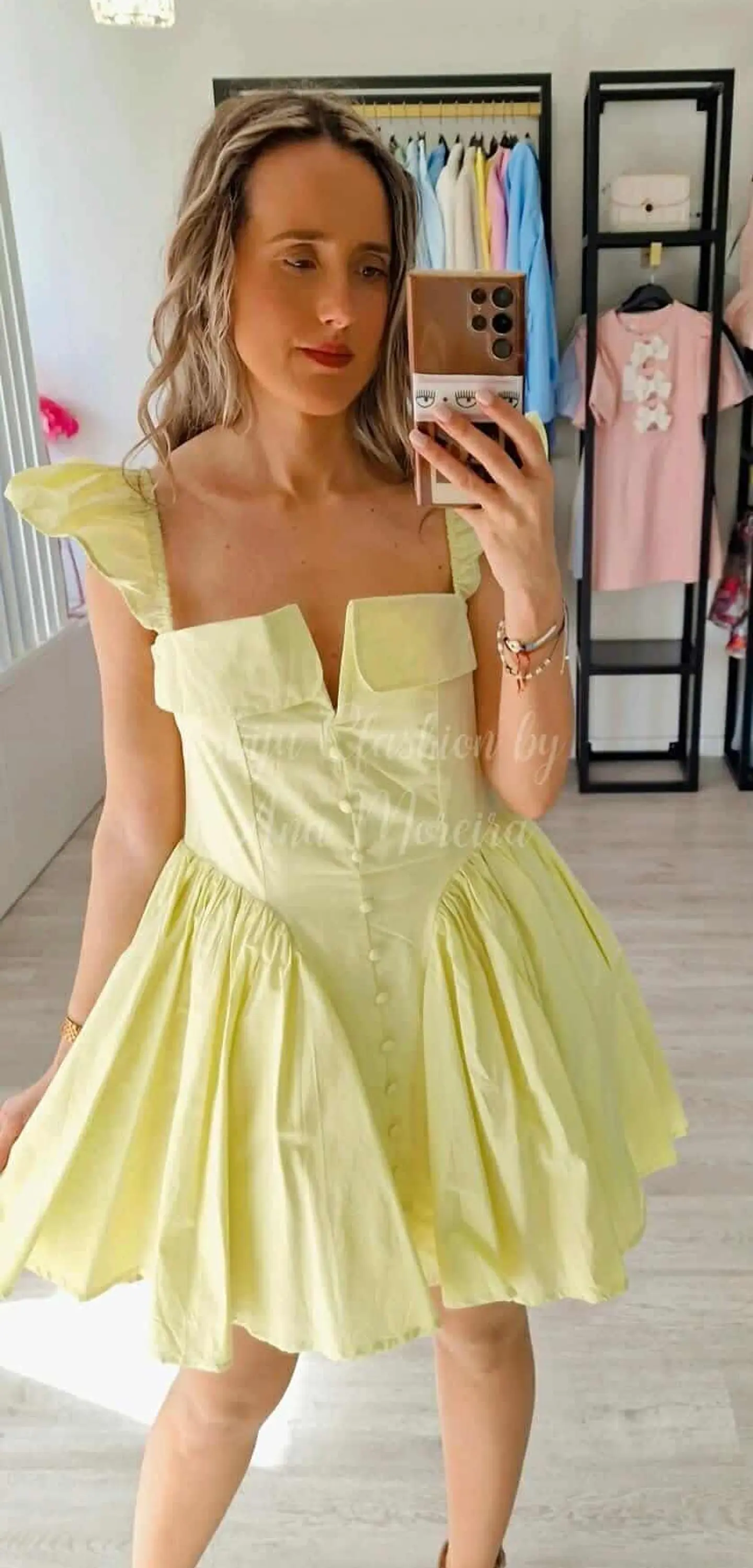 Vestido amarelo F&P 3