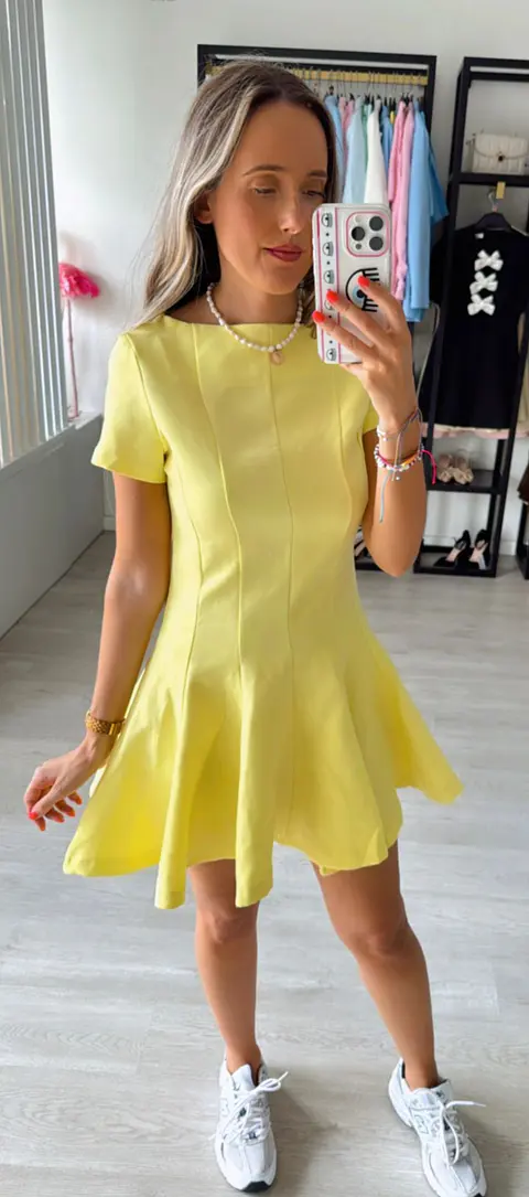 Vestido godê Lumina
