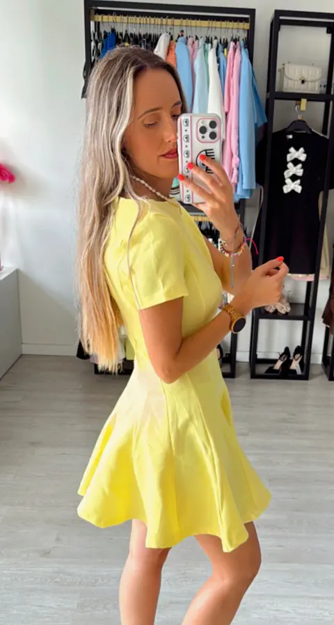 Vestido godê Lumina