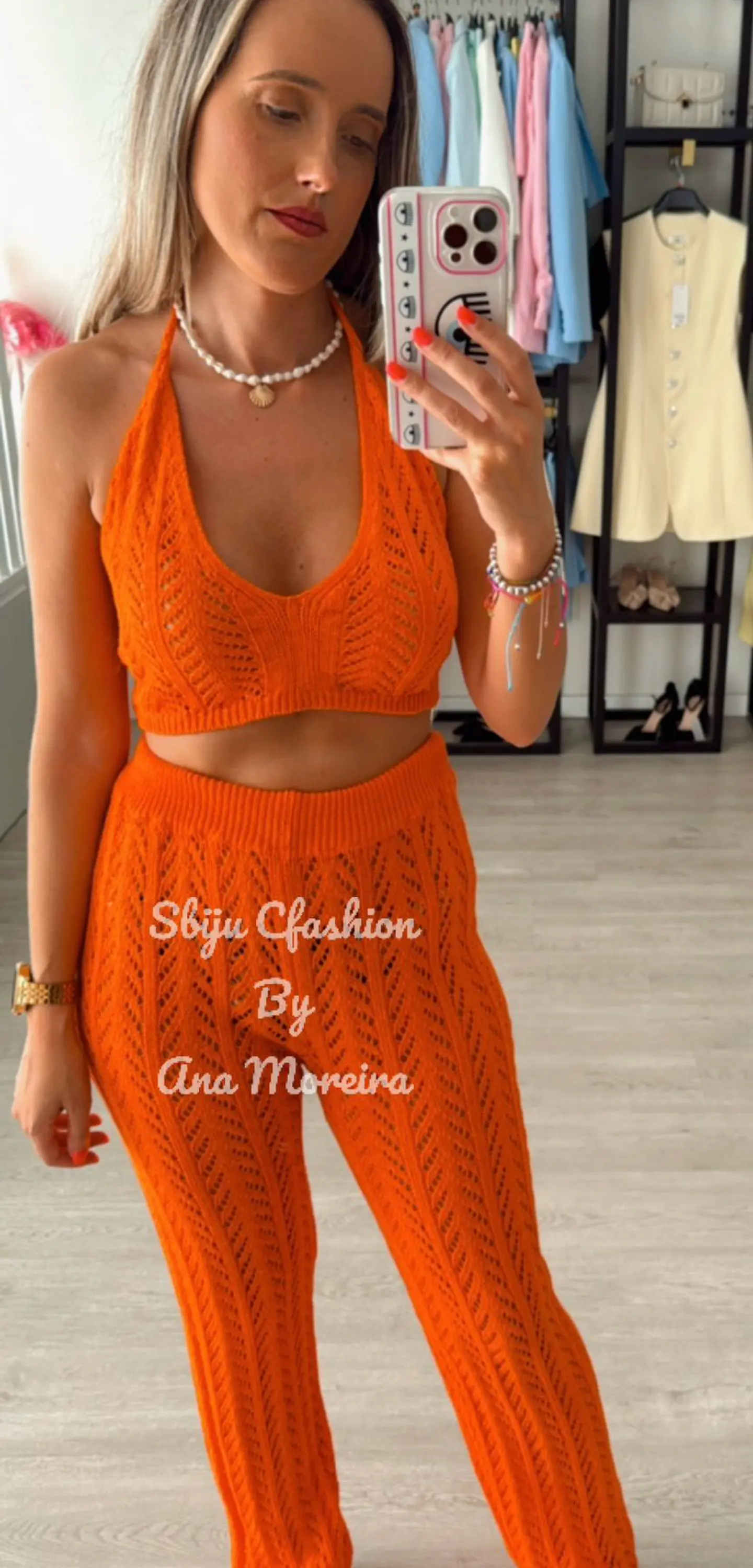 Conjunto de praia em croché  12