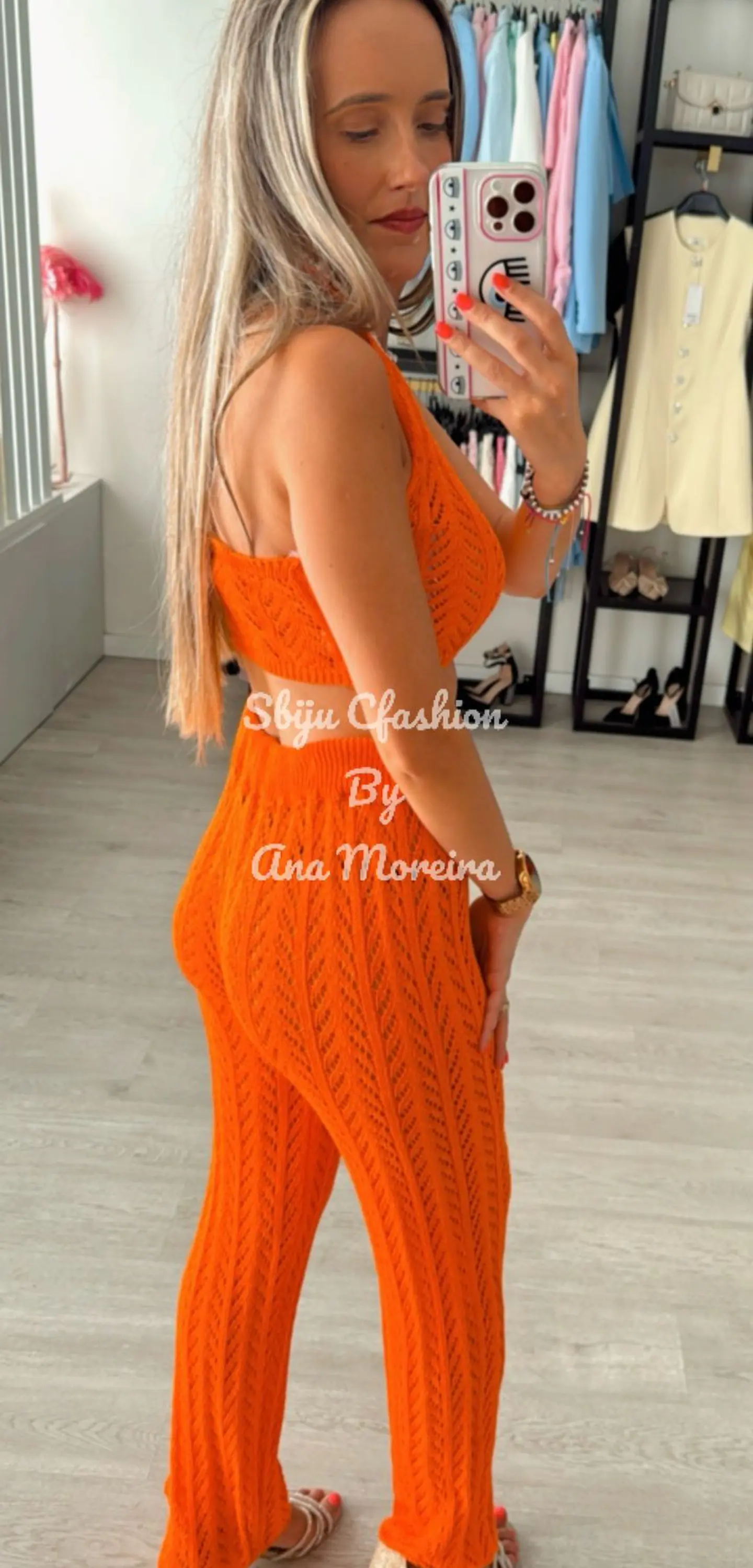 Conjunto de praia em croché  11