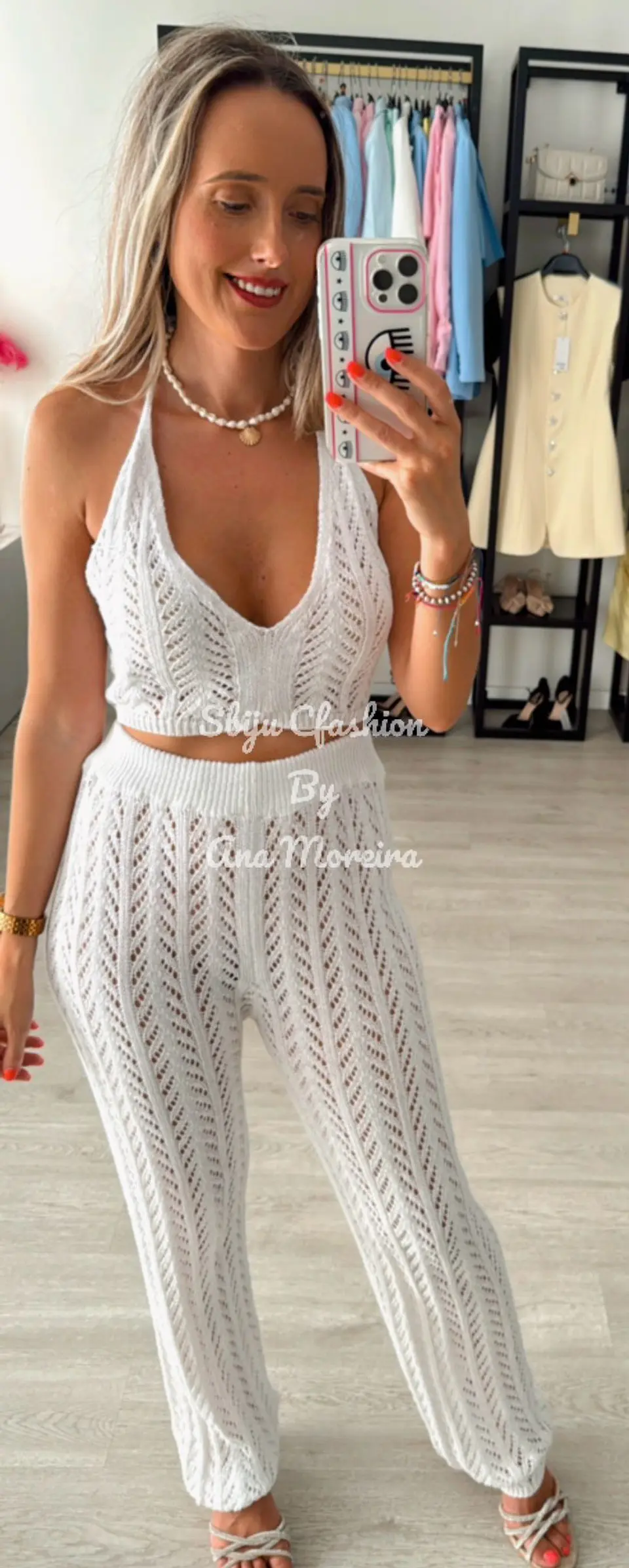 Conjunto de praia em croché  8