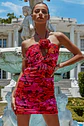 Vestido justo push-up com detalhe de rosa no peito - thumbnail 5