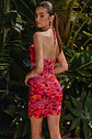 Vestido justo push-up com detalhe de rosa no peito - thumbnail 3