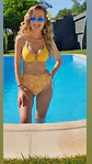 Cuecas de Cinta Alta Amarela com Flores - Vorschaubild 3