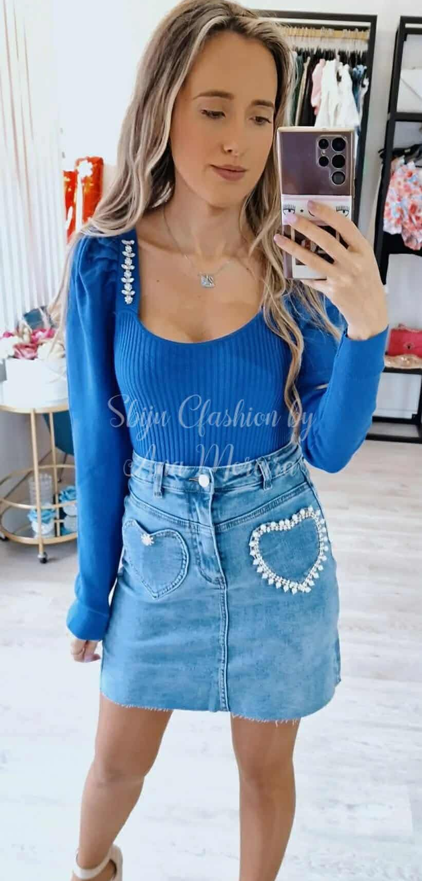 Saia de Ganga com Detalhe de Coração Queen Hearts 3