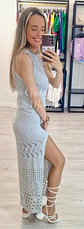 Conjunto Prateado – Top e Saia Comprida - Thumbnail 2