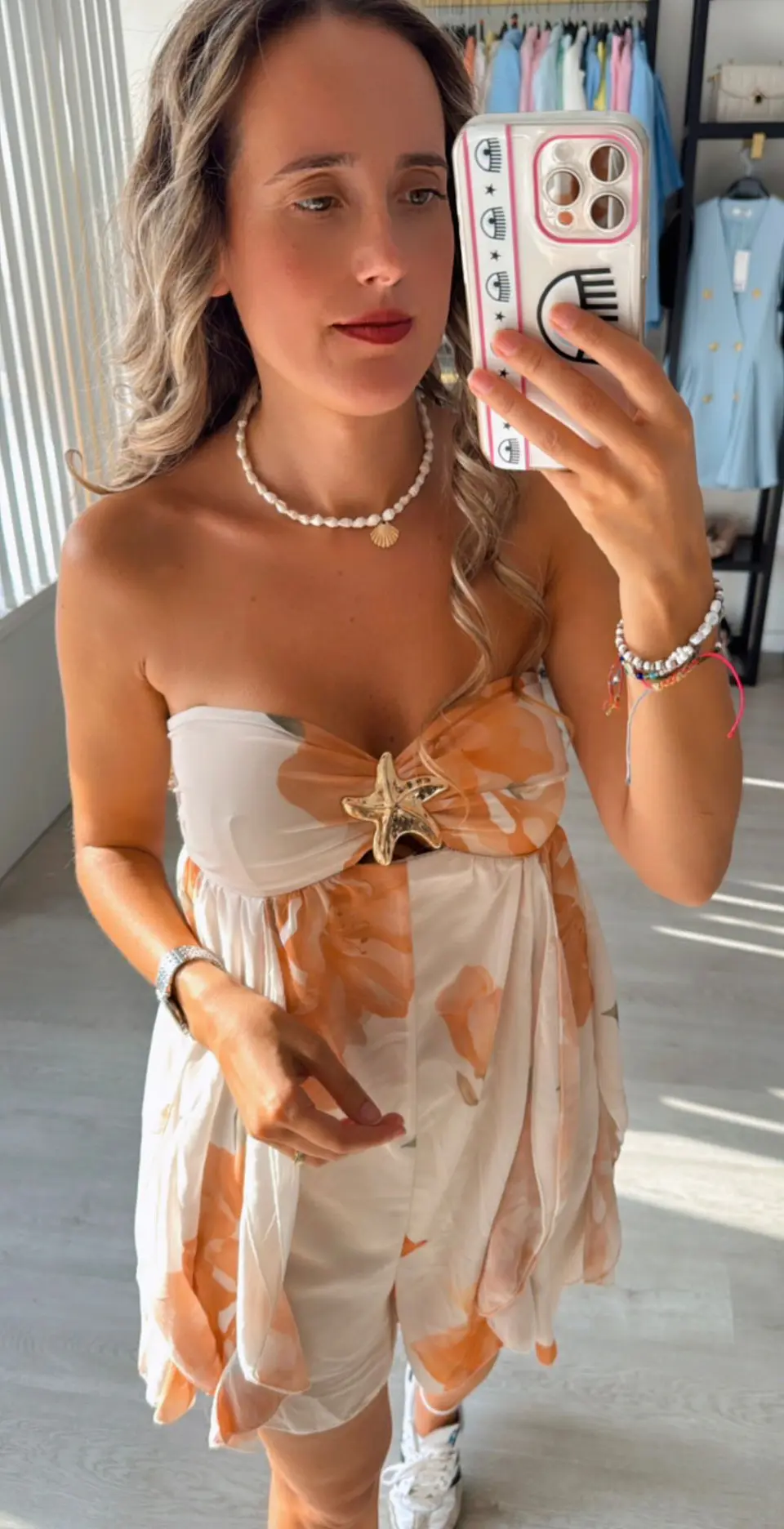 Macacão de calção com detalhe de estrela 3