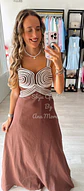 Vestido em linho com detalhes em corda - thumbnail 7