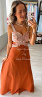 Vestido em linho com detalhes em corda - thumbnail 11