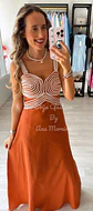 Vestido em linho com detalhes em corda - thumbnail 12