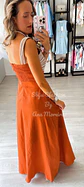 Vestido em linho com detalhes em corda - thumbnail 16