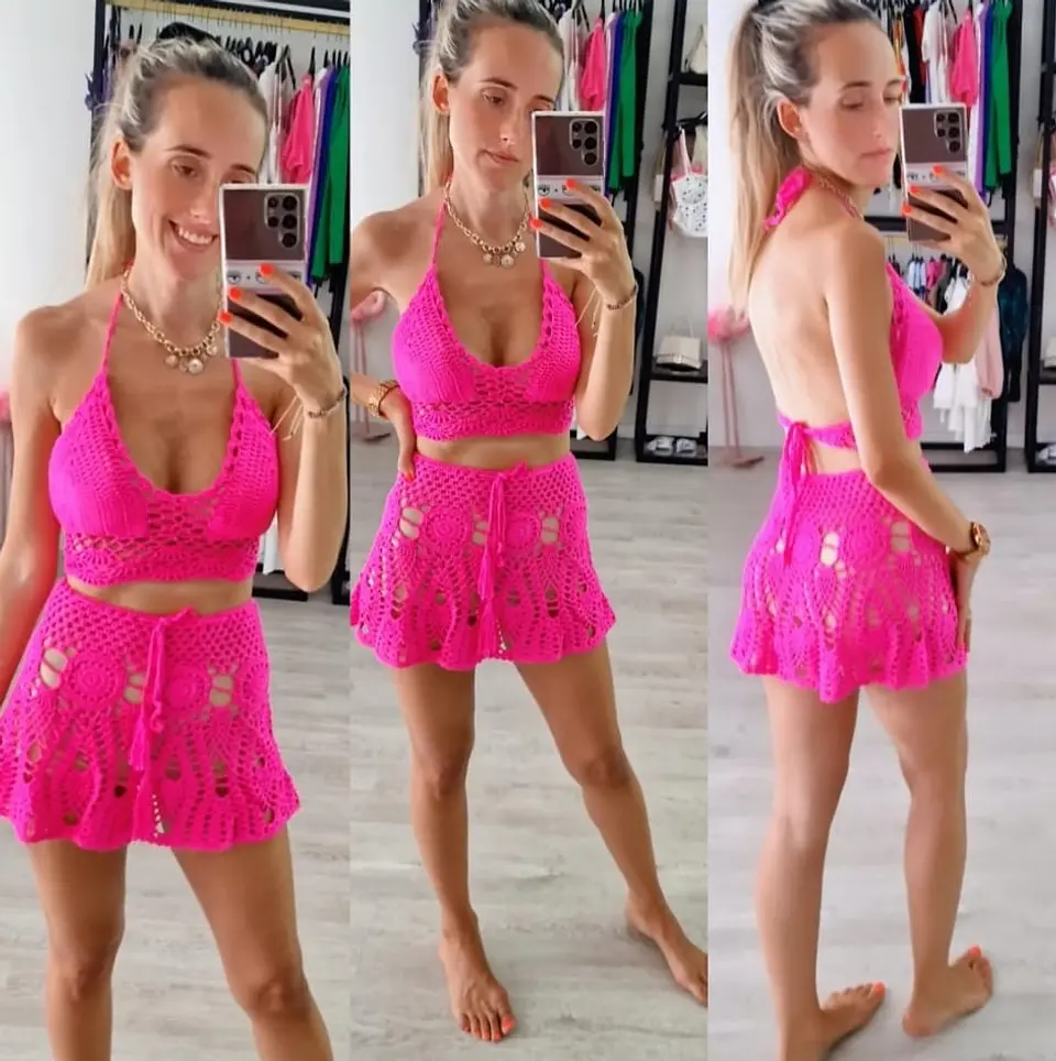 Conjunto em croché 9
