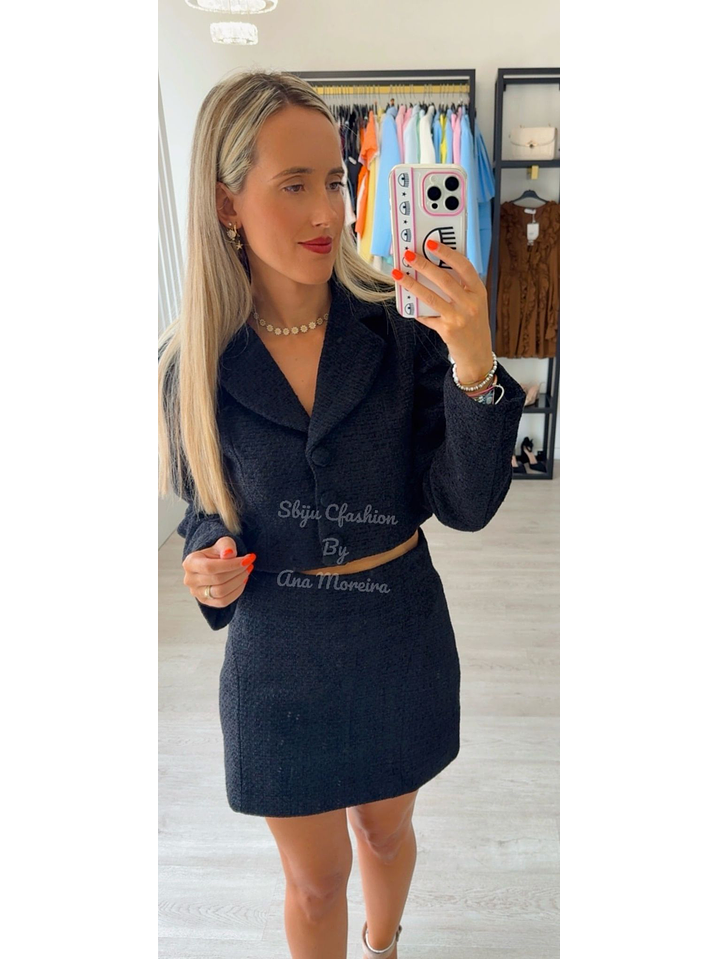 Conjunto Blazer e Saia em Fazenda 15