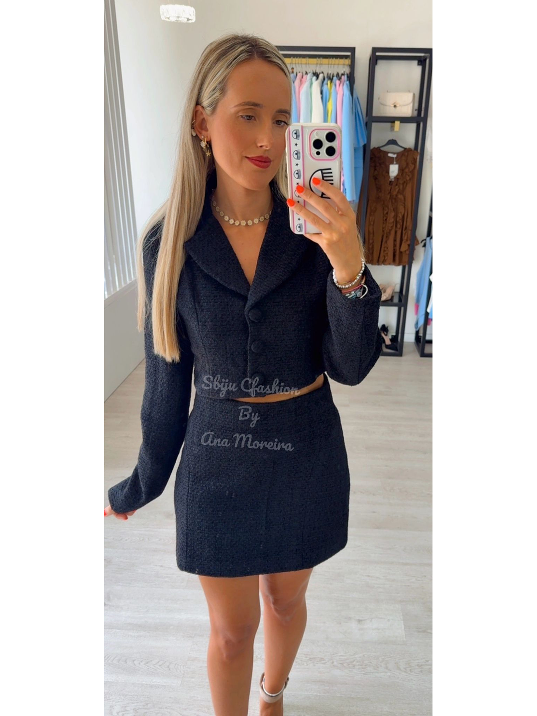 Conjunto Blazer e Saia em Fazenda 12