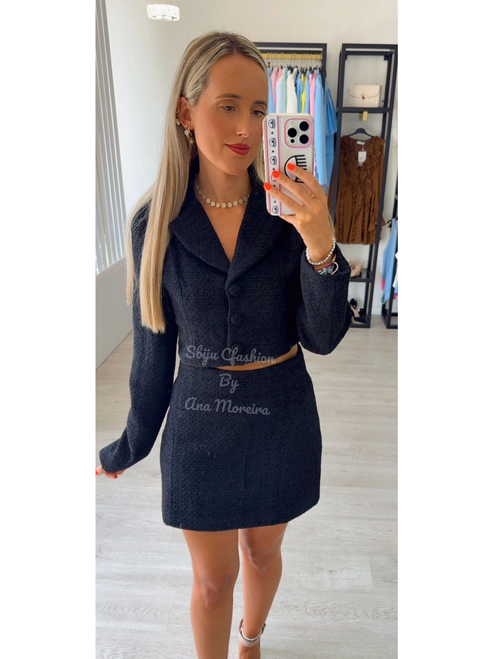 Conjunto Blazer e Saia em Fazenda 12