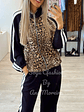Fato de Treino com Casaco Padrão Leopardo - vignette 9