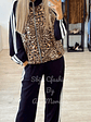 Fato de Treino com Casaco Padrão Leopardo - vignette 7