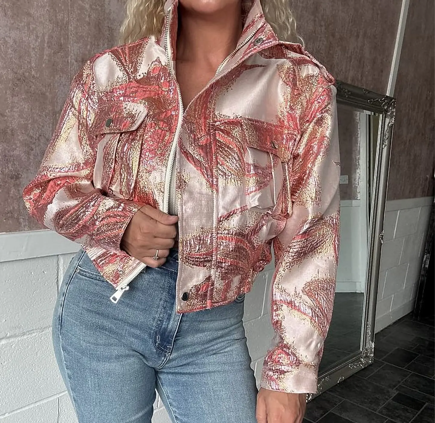 Casaca com Detalhes Brilhantes 10