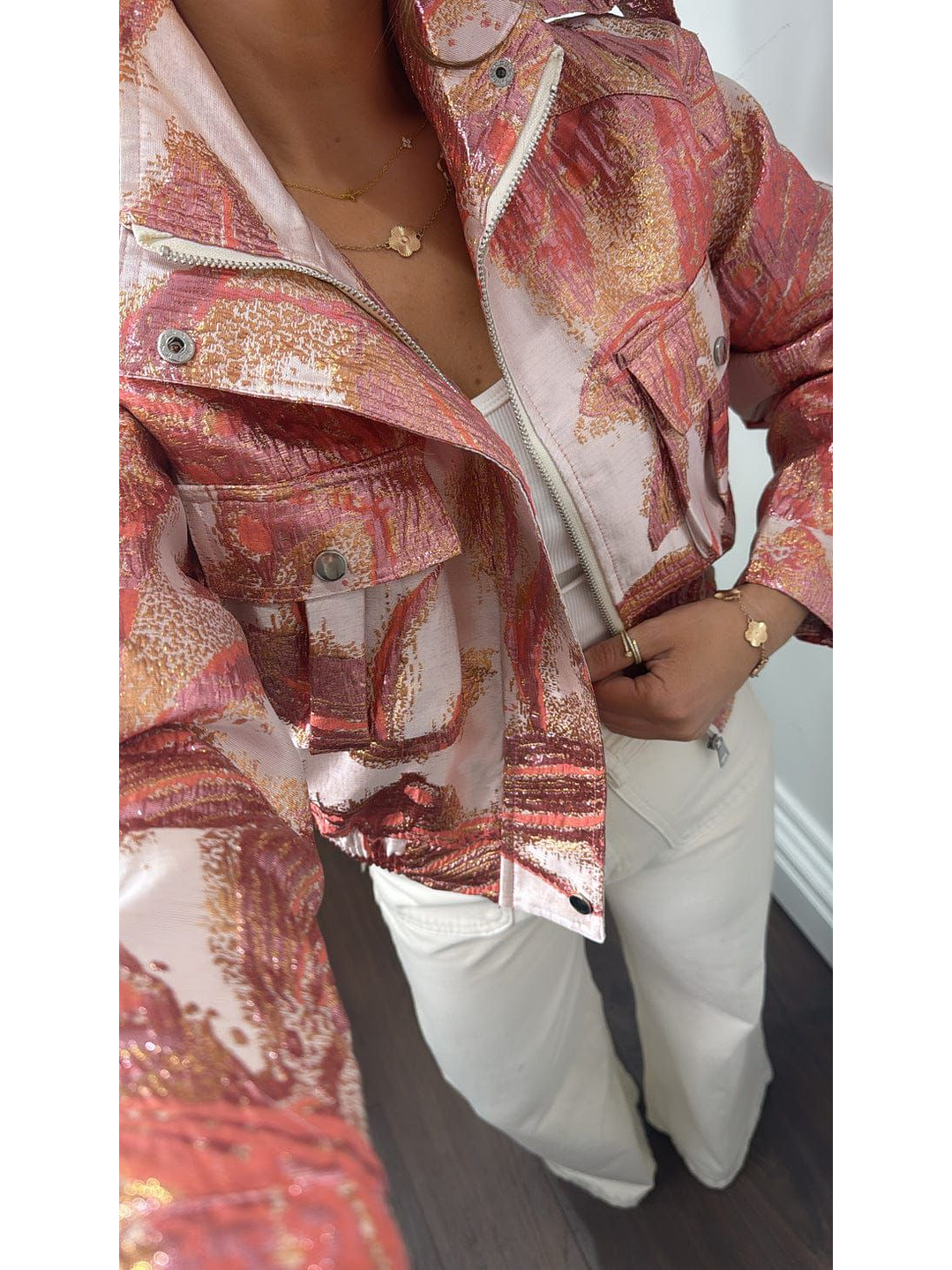 Casaca com Detalhes Brilhantes 12