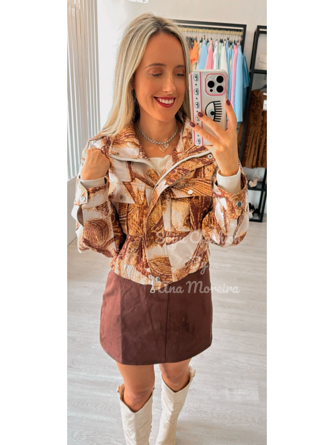 Casaca com Detalhes Brilhantes 7