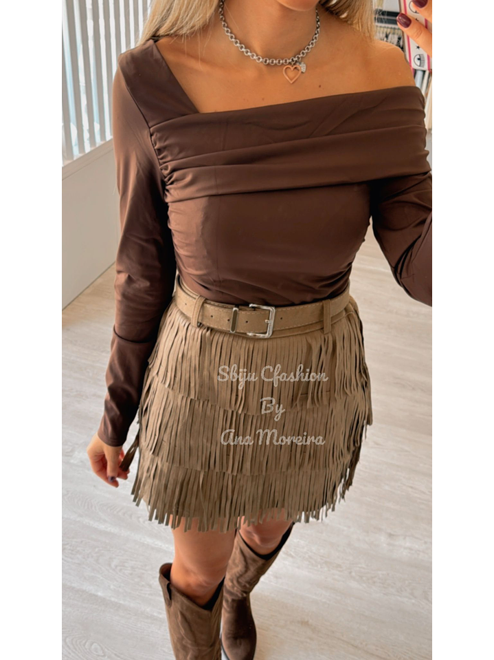 Saia com Franjas e Calção Interior 7
