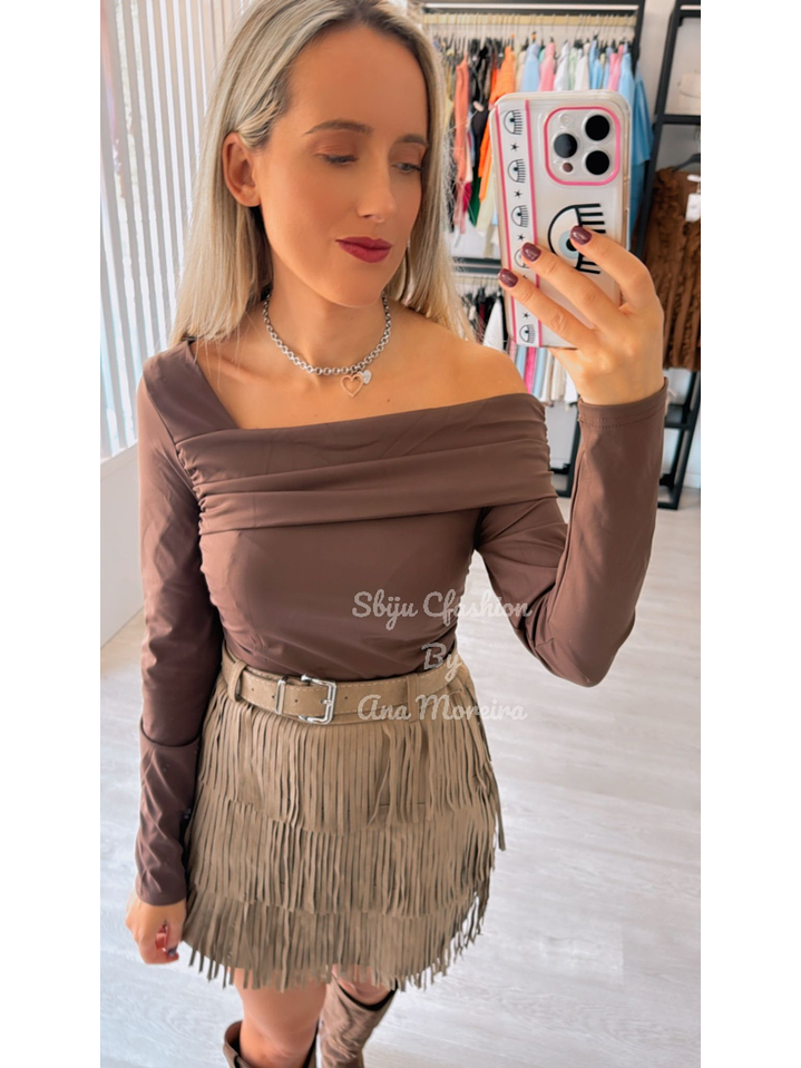Saia com Franjas e Calção Interior 4