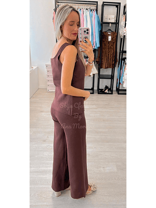 Conjunto de Colete e Calça em Malha - TU