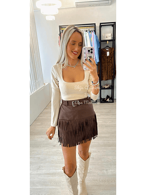 Body com Decote Quadrado - TU