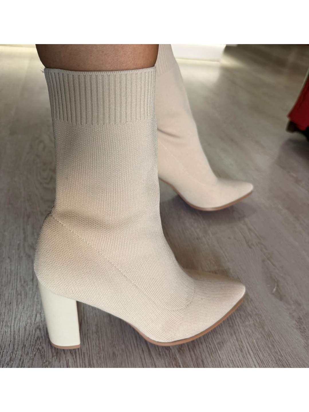 Botim de Tacão em Tecido 5