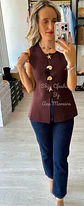 Colete em Malha com Botões Decorativos - Vorschaubild 13