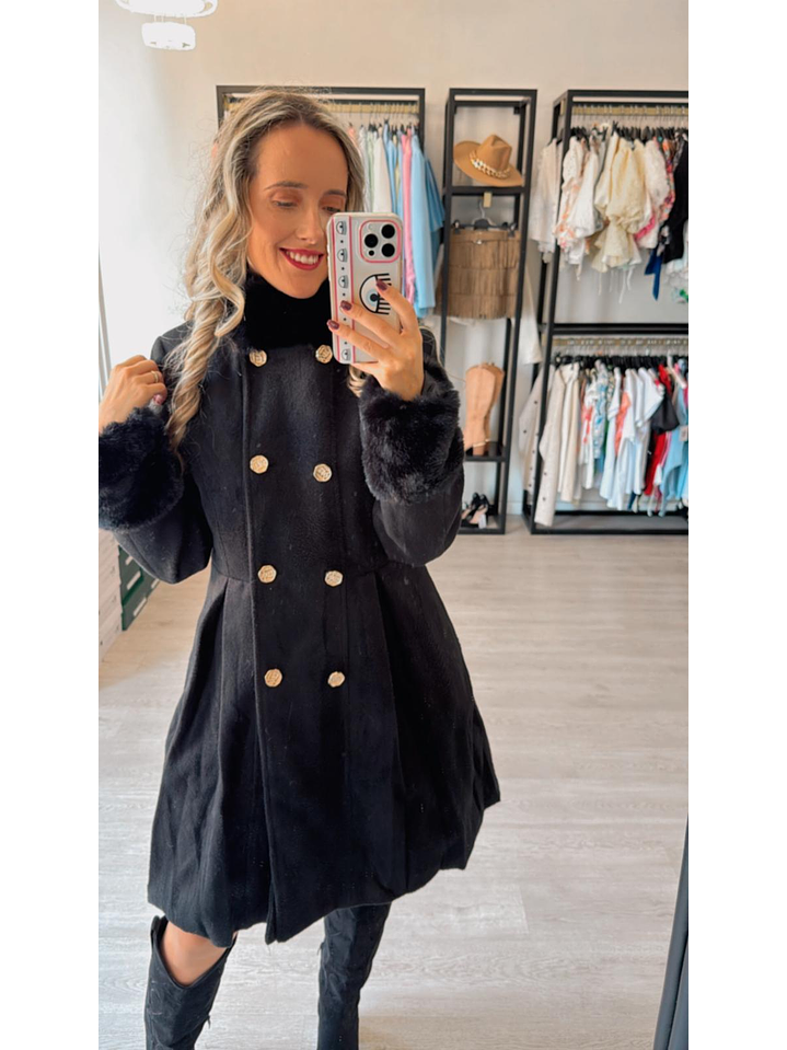 Casaco em Fazenda com Detalhe de Pelo 6