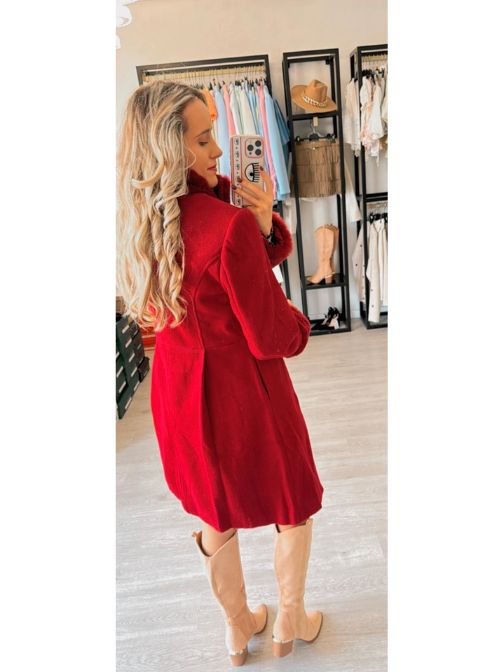 Casaco em Fazenda com Detalhe de Pelo 2