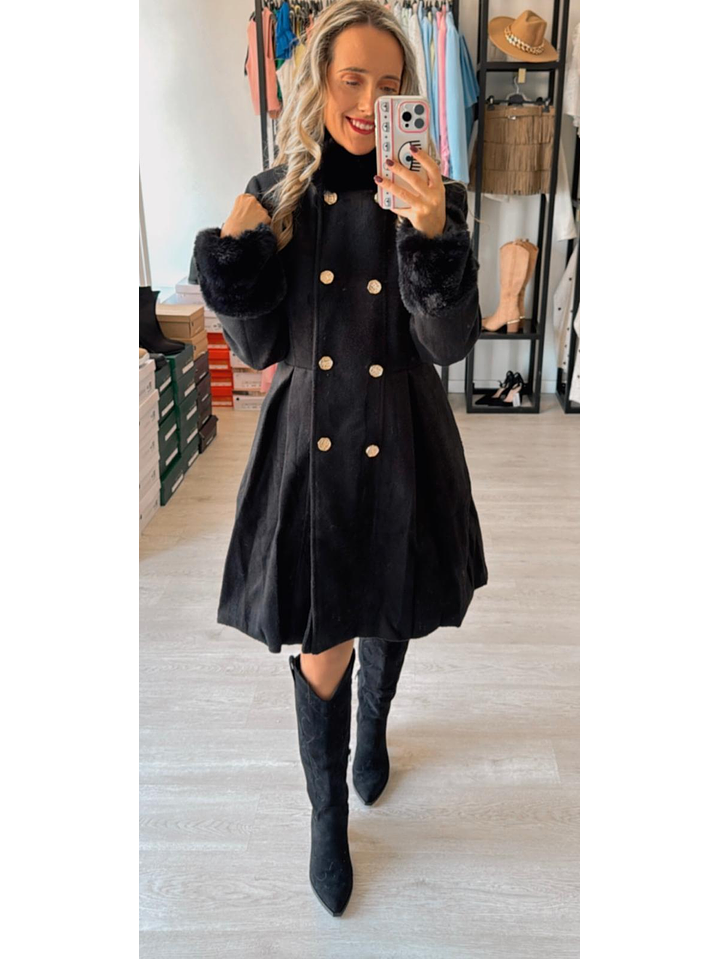 Casaco em Fazenda com Detalhe de Pelo 5