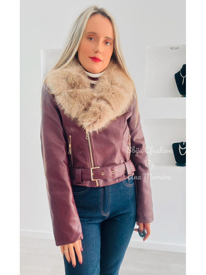 Casaca em Ecopele com Interior em Pêlo e Gola Removível 2