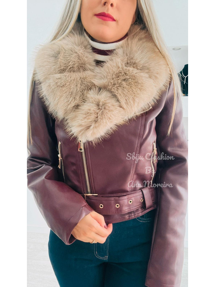 Casaca em Ecopele com Interior em Pêlo e Gola Removível 3
