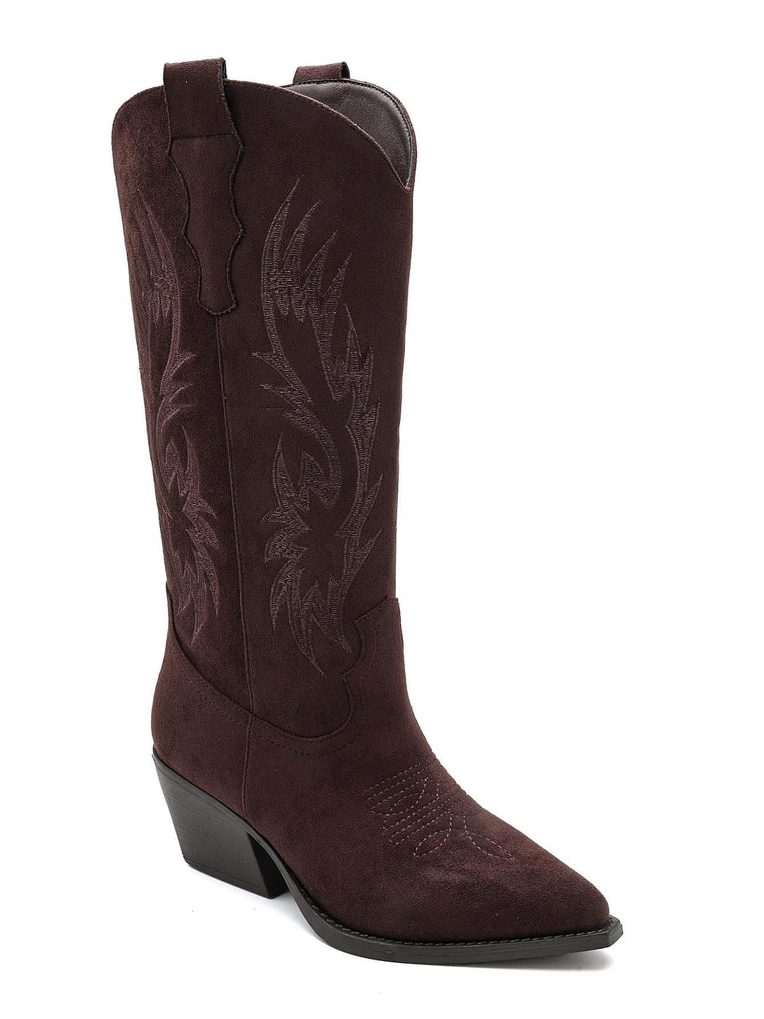 Bota Texana em Camurça Cano Médio 11