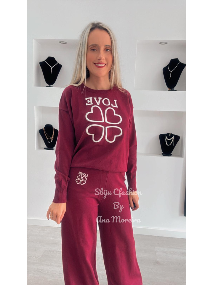 Fato de Treino em Malha “Love” 6