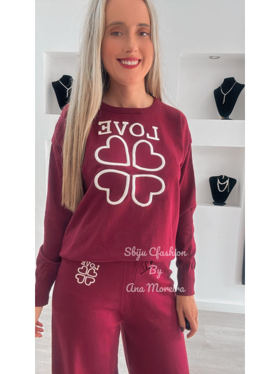 Fato de Treino em Malha “Love” 7